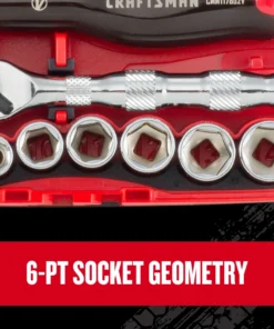 CRAFTSMAN Sockets & Socket Sets V-Series 38-Piece Metric 1/4-in Drive 6-point Set Shallow Socket Set 16 CRAFTSMAN Sockets & Socket Sets V-Series 38-Piece Metric 1/4-in Drive 6-point Set Shallow Socket Set -Craftsman Store 44779424