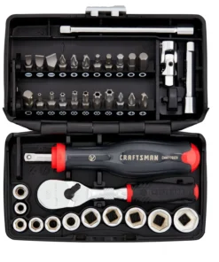 CRAFTSMAN Sockets & Socket Sets V-Series 38-Piece Standard (SAE) 1/4-in Drive 6-point Set Shallow Socket Set 13 CRAFTSMAN Sockets & Socket Sets V-Series 38-Piece Standard (SAE) 1/4-in Drive 6-point Set Shallow Socket Set -Craftsman Store 44779428