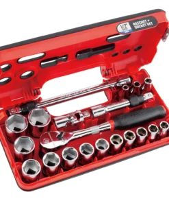 CRAFTSMAN Sockets & Socket Sets V-Series 21-Piece Metric 1/2-in Drive 6-point Set Shallow Socket Set 15 CRAFTSMAN Sockets & Socket Sets V-Series 21-Piece Metric 1/2-in Drive 6-point Set Shallow Socket Set -Craftsman Store 44780163