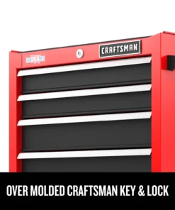 CRAFTSMAN Bottom Tool Cabinets 2000 Series 27-In 5-Drawer Cabinet - Red -Craftsman Store 44897391