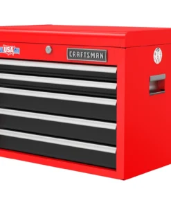 CRAFTSMAN Top Tool Chests 2000 Series 26-In 5-Drawer Chest - Red -Craftsman Store 44897401