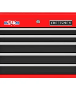 CRAFTSMAN Top Tool Chests 2000 Series 26-In 5-Drawer Chest - Red -Craftsman Store 44897402