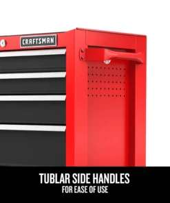 CRAFTSMAN Bottom Tool Cabinets 2000 Series 26.5-in W x 34-in H 5-Drawer Steel Rolling Tool Cabinet (Red) 12 CRAFTSMAN Bottom Tool Cabinets 2000 Series 26.5-in W x 34-in H 5-Drawer Steel Rolling Tool Cabinet (Red) -Craftsman Store 44897409