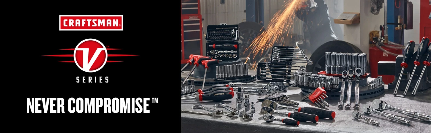 CRAFTSMAN Sockets & Socket Sets V-Series 38-Piece Metric 1/4-in Drive 6-point Set Shallow Socket Set 10 CRAFTSMAN Sockets & Socket Sets V-Series 38-Piece Metric 1/4-in Drive 6-point Set Shallow Socket Set - Image 10