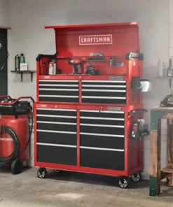 CRAFTSMAN Bottom Tool Cabinets 2000 52-In 10-Drawer Cabinet - Red -Craftsman Store 45347150