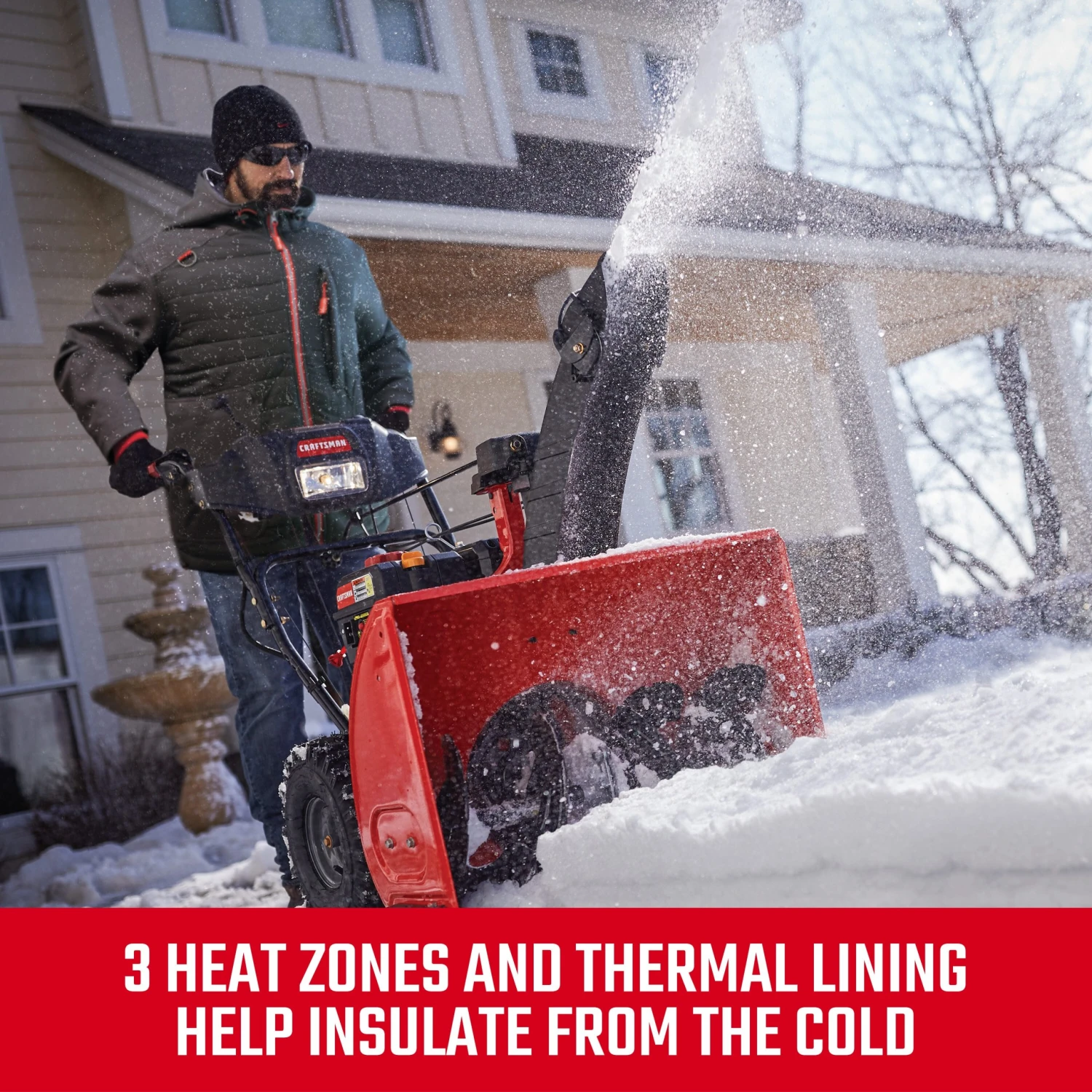 CRAFTSMAN Heated Clothing Craftsman Men's Hybrid Heated Jacket with Battery Included (Small) 6 CRAFTSMAN Heated Clothing Craftsman Men's Hybrid Heated Jacket with Battery Included (Small) - Image 6