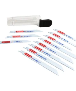 CRAFTSMAN Reciprocating Saw Blades 11-Pack Bi-Metal Set Wood/Metal Cutting Reciprocating Saw Blade Set -Craftsman Store 45451078