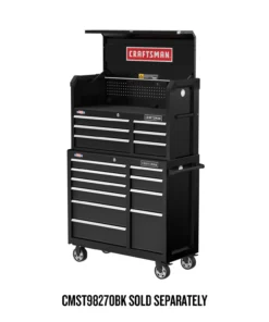 CRAFTSMAN Top Tool Chests 2000 Series 40.5-in W x 24.7-in H 6-Drawer Steel Tool Chest (Black) 8 CRAFTSMAN Top Tool Chests 2000 Series 40.5-in W x 24.7-in H 6-Drawer Steel Tool Chest (Black) -Craftsman Store 45616788
