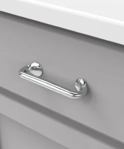 Hickory Hardware Craftsman Center to Center Chrome Rectangular Bar Drawer Pulls -Craftsman Store 46567243