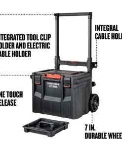CRAFTSMAN Portable Tool Boxes CM Tradestack Pro Wheels -Craftsman Store 46804188